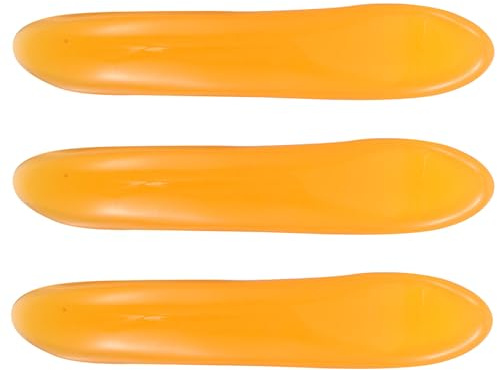 GETAJGHSD Gua Sha Werkzeug Tragbares Massagegerät 3 Stück aus Kunstharz mit Doppelkopf Design Orange Vielseitig Einsetzbar für Hautpflege und Entspannung zu Hause