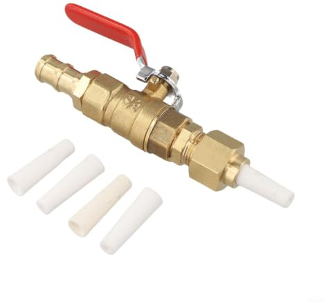 Pistolet à sable à air comprimé avec valve et 4 buses - Outil d'élimination de la rouille en acier pour surfaces métalliques - Longueur de 108 mm - Compatible avec réservoir de 5 à 20 gallons