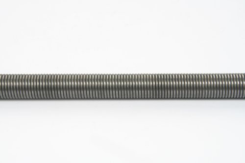 WAMO 1 m Zugfeder 2 mm Draht 18 mm Federdurchmesser ohne Öse Stahlfeder