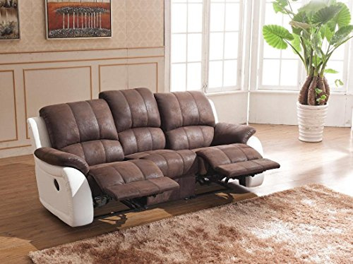Fernsehsofa Relaxsofa Microfasersofa Fernsehsessel 5129-3-PU