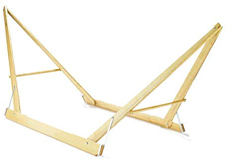 4betterdays Klappbares Hängemattengestell aus Eschenholz (360 x 115 x 128 cm LxBxH) - Tragkraft 250 kg - Handarbeit aus Österreich