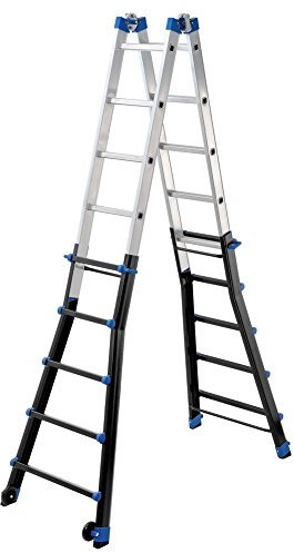 GIERRE AL070 - Escalera multifunción telescópica de aluminio PEPPina Pro (4x5)