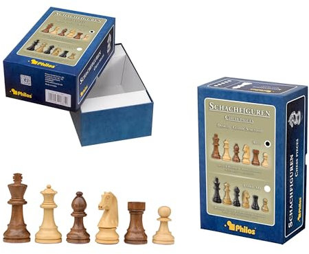 Philos 21891 - Artus, KH 110 mm Schachfiguren (ohne Schachfigurenbox)