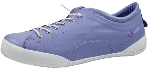 Andrea Conti Damen Sneaker Schnürschuh Halbschuh Leder 0340559, Größe:40 EU, Farbe:Lila