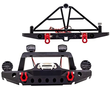 Amagogo RC Crawler Stoßstange für Axial SCX10 Modellauto Im Maßstab 1:10 DIY Zubehör