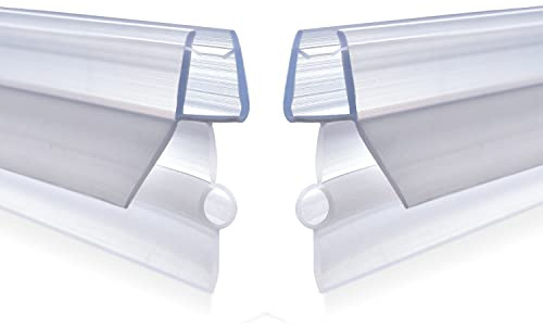 ITTISO Joint de porte de douche 2 x 80 cm pour épaisseur de verre 4 mm/5 mm/6 mm | Joint d'étanchéité de rechange pour porte de douche jusqu'à 19 mm