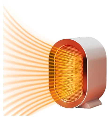 Calentador de espacio para uso en interiores, Calentamiento rápido de 1200 W. Calefaccion Portatil Para Dormitorio -2 marchas para el hogar y la oficina,White