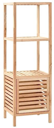 ZQQLVOO Mueble para sala de estar, mueble para comedor, vitrinas, mueble de baño, madera de nogal macizo, 39,5 x 35,5 x 123 cm