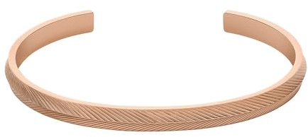 FOSSIL Damen Edelstahl mit offener Manschette Armspange