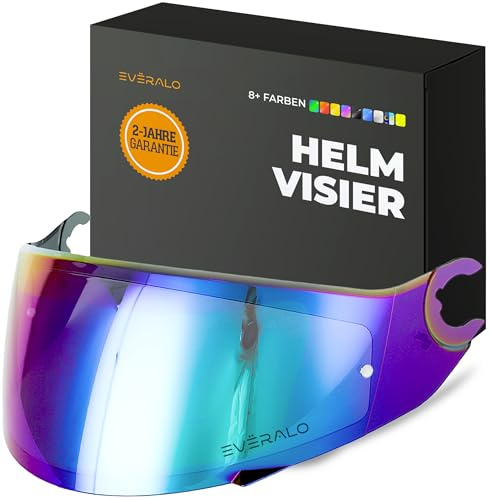 Everalo Visière pour Shark Spartan - Skwal - D Skwal - Vz160 - Vz165 | Écran compatible aussi avec Spartan 1.2 - Skwal 2 - D Skwal 2 - antibuée originale