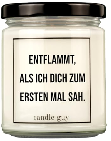 candle guy Duftkerze im Glas [Brennzeit 70h] - Duft-Kerze handgemacht mit Spruch | Freches Geschenk für Frauen, Freundin, Geburtstag | 100% Sojawachs, schöne natürliche Düfte mit ätherischem Öl