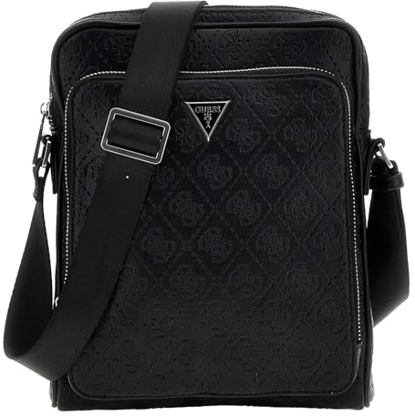 GUESS Milano Top Zip Crossbody Bag Black