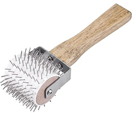 Honigschleuder Entdeckelungsnadel, Bienenzucht Entdeckelungsgabel Imkerei Honig Nadelwalzen mit Holzgriff für Imkerei-Werkzeug Bienenzuchtwerkzeug Bienenzuchtzubehör