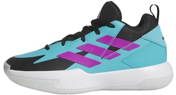 adidas Unisex - Bambini Cross 'Em Up Select Shoes, Lucid Cyan/Core Black/Purple Burst, 39 1/3 EU