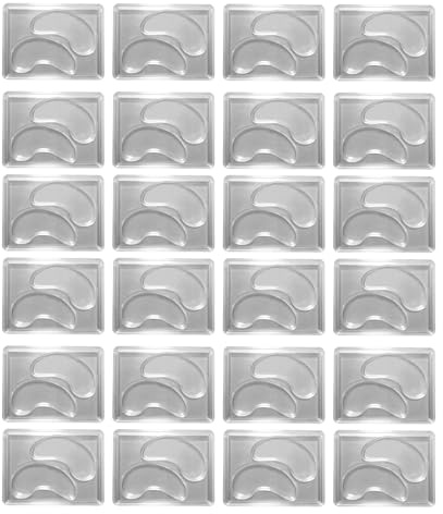 24 Stück Augenklappen Formen, Augenmasken Form, Augenmaske für Gesichtsmaskenmaschine, Wiederverwendbare Transparente Augenmasken Patch Tablett Platte