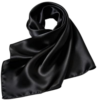 35 Large Square Satin Head Scarf for Women, Silk Like Hair Wraps, Satin Square Neck Scarf Bandana, Head Scarves for Hair Wrapping and Sleeping at Night