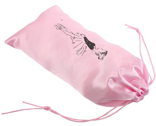 Healvian Porta Scarpette Danza in Poliestere Rosa, Borsa da Scarpe da Ballo Lavabile Design Multipurpose per Ballerini e Scarpe da Punta Eleganti