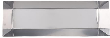 Generic 14 Inch Heavy Duty Mud Tray, Stainless Steel Soft Drywall Tool Tray Bucket for Mixing Cement Mortar Putty Paint, Long Lasting Durability for DIY Enthusiasts