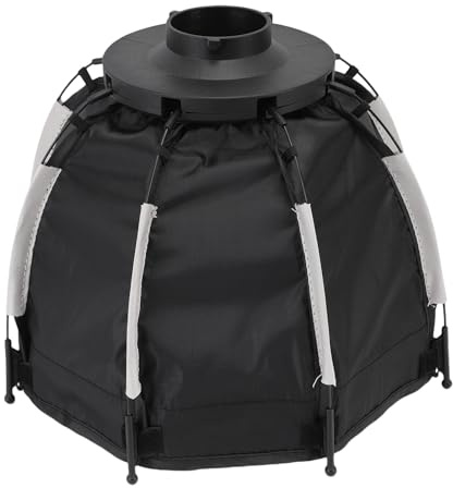Ausla Softbox Octogonal de Lona Hecha a Mano, Softbox de Luz de Vídeo, Incluso Suave, Plegable, Diseño Portátil, Bolsa de Almacenamiento, Accesorios de Flash para Estudio de
