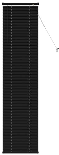 vidaXL Persiana Veneciana Negro 213 x 60 cm 25 mm PVC