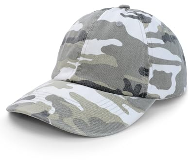 Misfuso Baseballcap Herren Damen Camouflage Baseballkappen Baumwolle Unisex Basecap Werden Baseballmütz Basecap Sommer Trucker Hut Outdoor Camping und Jagd verwendet