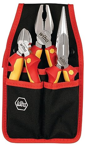 Wiha 32873 Insulated Pliers Belt Pack Kit, 3 Piece