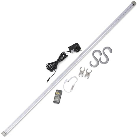 Dometic SabreLink 150 LED Awning Light System – Starter or Add-On Kit with Remote Control & Adjustable Brightness – 150 Super Bright LEDs, 5m Cable, Link Up to 3 Lights (SabreLink 150 Starter Kit)