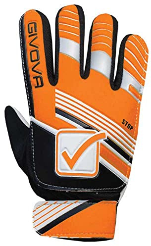 Givova, handschuh stop torhüter, orange fluo/schwarz, 6