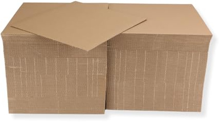 200 Stück LP Versandfüllplatten 315x315 mm Kartonzuschnitte Wellpappenzuschnitte