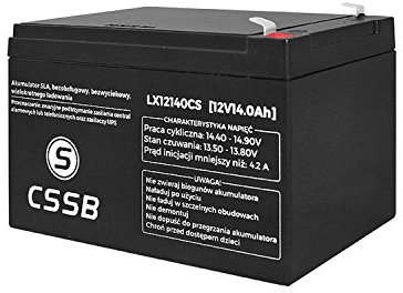 CSSB batterie à gel, AGM, accumulateur de gel, 12.0V