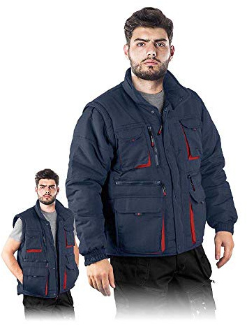 Reis Czapla2_Gcm Isolierte Schutzjacke, Dunkelblau-Rot, M Größe