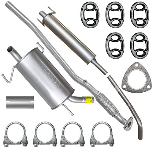 Auspuffanlage Schalldämpferset Auspuff für Opel Corsa C 3 III 1.2 16V