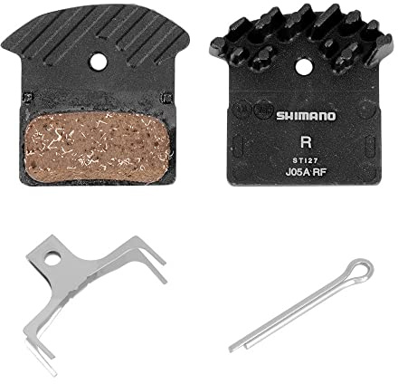 Shimano Y2R298020 J05A-RF Disc Brake Pads, Resin Pad & Spring, 1 Pair