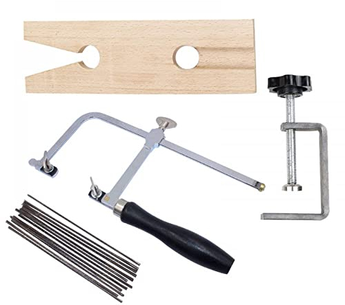 SKYPRO Set di seghe professionali 3 in 1 con 144 fogli, lunghezza 1,3 cm, per legno e metallo