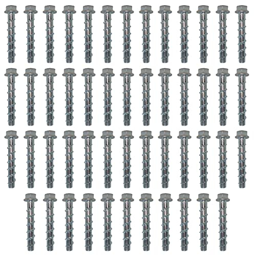 50x Remstaler BETONSCHRAUBE Sechskant mit angepresster Scheibe | Ø5 - Ø18 | ETA Zulassung | made in GERMANY | Schraubanker (8x80)
