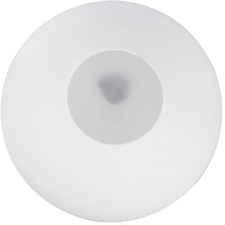 Kichvoe 12CM White Glass Globe Lamp Shade Replacement Glass Shade for Light Fixtures Frosted Globe Lighting Cover with 2.1 Fitter Neck Light Globe Replacement