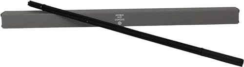 Acqua delle Langhe - Schwarze Raumduft-Stäbchen - 32 cm Lang - 7er-Set Rattan-Duftstäbchen für Aromadiffusor - Hergestellt in Italien