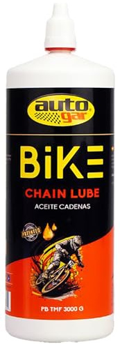 AUTO-GAR BIKE | CHAIN LUBE | Aceite cadena bicicleta | Lubricante cadena bicicleta | Bici montaña y bici carretera (400 ml) | ref. 13002