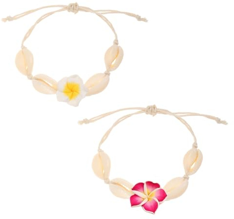 NATOSU Muschel Fußkette,boho schmuck damen,fußkettchen boho,muschel schmuck,Handgewebte Verstellbare,Meer Strand Ferien,Anklets for women,Sommer schmuck,Muschel fußschmuck