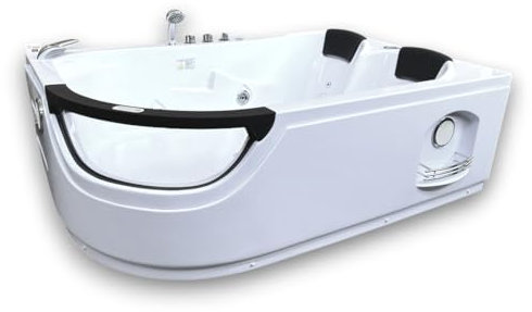 Simba Srl Vasca da Bagno Idromassaggio 2 posti 180 X 120 cm – Elite