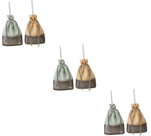 Ciieeo 3 Ensembles 3 Ensembles De Buggy De Fruits Et Légumes De Produits Épicerie De Fruits Pochettes De Et Légumes en Filet De De Cuisine 2 pièces * 3