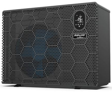 poolomio X20-11C Pompe à chaleur Inverter – Chauffage de piscine avec puissance de chauffage de 11,5 kW – COP jusqu'à 20,2 – Pompe à chaleur silencieuse et économe en énergie pour piscines jusqu'à 40