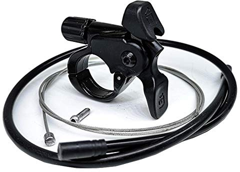 Ymnilian Bremszug Fahrrad,Fahrrad Bremszug 1 Satz MTB-Fahrradgabel-Lockout-Kabel-Steuerhebel für Mountainbike-Gabel-Controller-Lock-Taste(Style B)