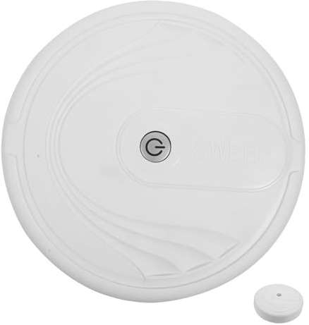 SOPOTUTU Robot Balai Ménager Rechargeable Blanc sans Batterie Garçon Fille Simulation Aspirateur Sol Balayeur Artificiel pour Jeux de Rôle Educatifs