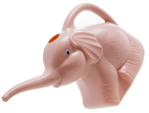 GARIOUANS Annaffiatoio Delicato Getto D'acqua in PP a Forma di Elefante P rosa per Innaffiare Piante e Fiori, per Uso All'aperto al Chiuso