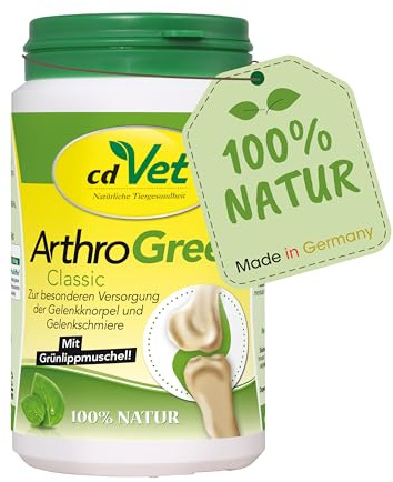 cdVet ArthroGreen Classic 165g - Nahrungsergänzung zur Unterstützung der Gelenke für Hund und für Katze durch Vitamine und Mineralien