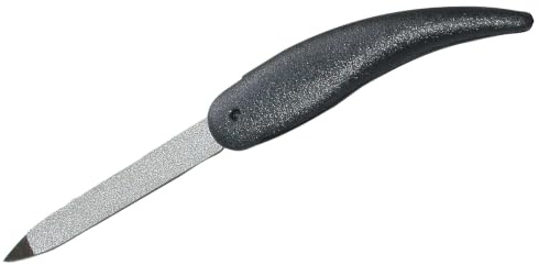 REMOS Saphir Taschenfeile Blau klappbar für Gel- Acryl- & Naturnägel