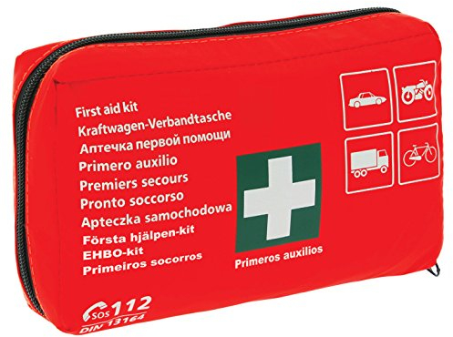 S SUMEX 2707300 Botiquín Primeros Auxilios Cumple con la Normativa Europea Din 13164 Equipamiento Completo y Esencial Bolsa Roja
