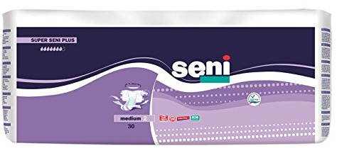 30 Seni Inkontinenzhosen Super Seni Plus Grösse Medium 2, 3 x 30 Stück