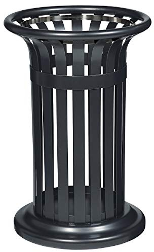 Rossignol Tulipe Poubelle à poser ou à fixer 60 l Gris anthracite mat.